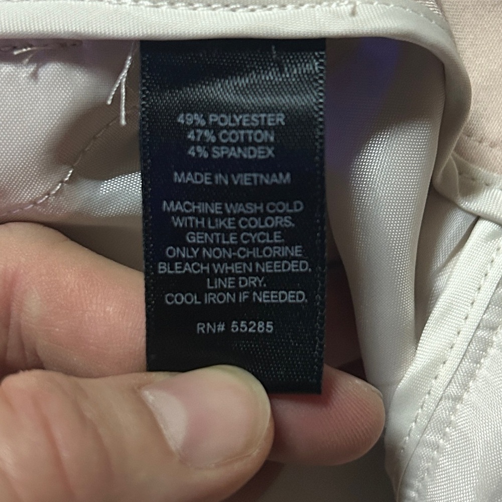 Pale Pink Barely Worn Mid-Rise Editor Pant - Picture 7 of 8